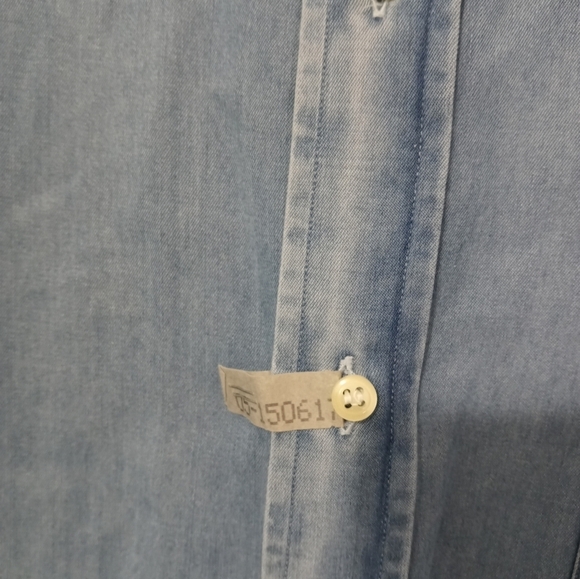 Paul & Shark Yachting Long sleeve Button down Denim Embroidered logo Shirt - Picture 3 of 9